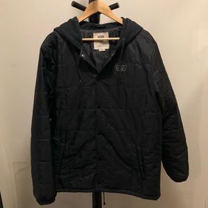 Men's Vans large puffy jacket with hood